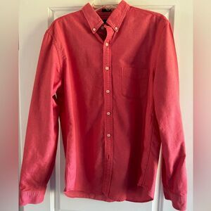 J. Crew Button Up Shirt Slim Fit 100% Cotton Men's Size Large Business‎ Casual